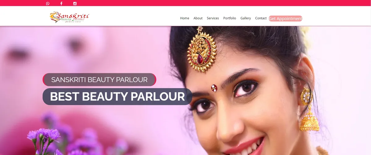 Sanskriti Beauty Parlour in Sultanpur, client of Anch Technologies